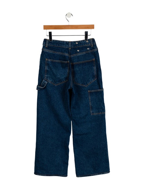 Saks Potts High-Rise Wide Leg Jeans