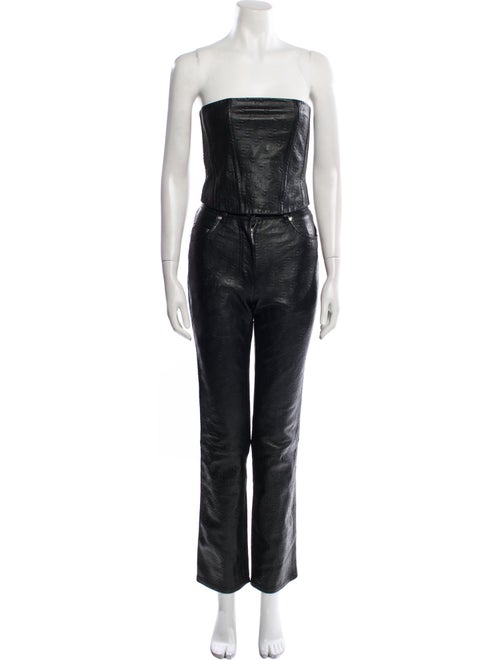 Saks Potts Lamb Leather Pant Set