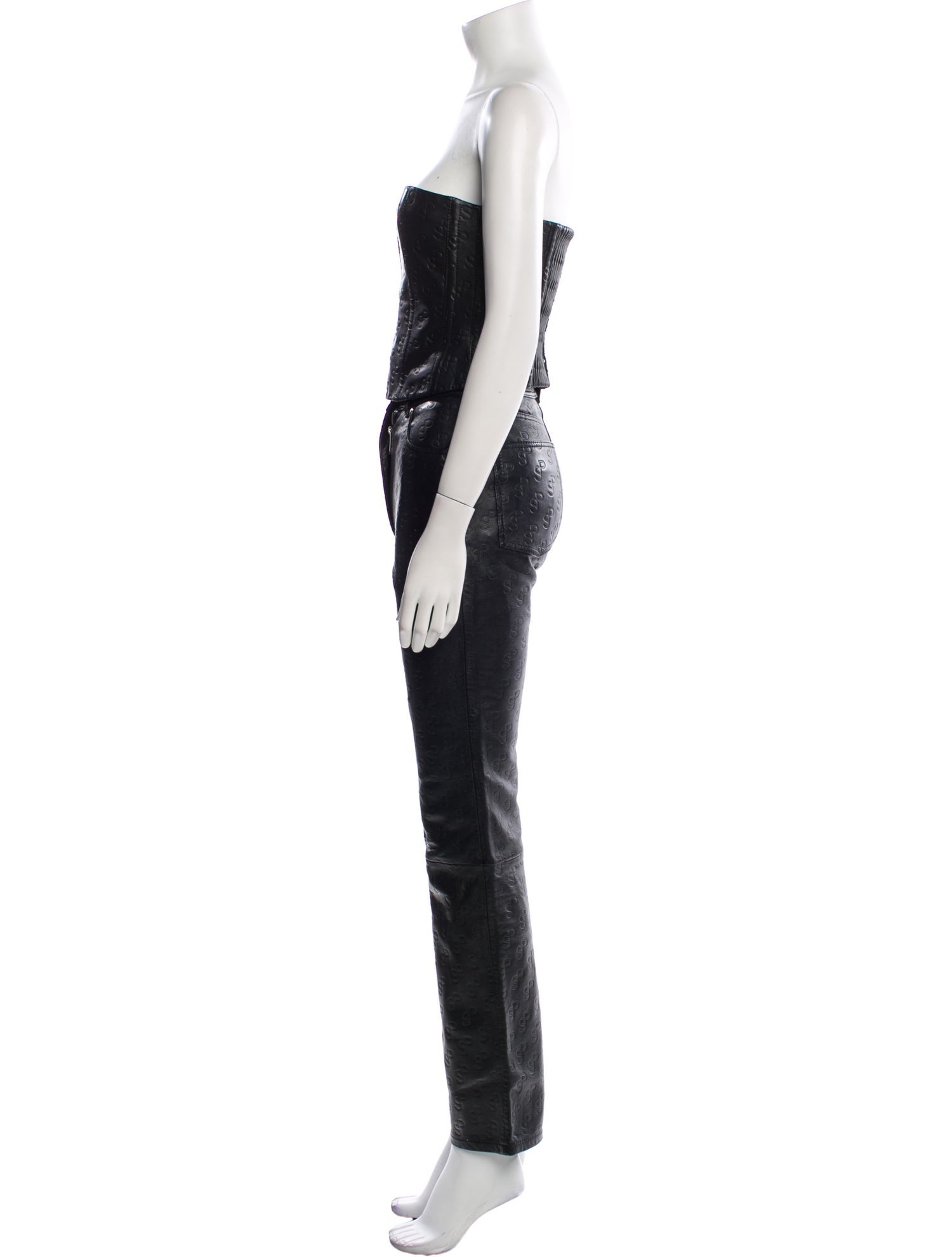Saks Potts Lamb Leather Pant Set