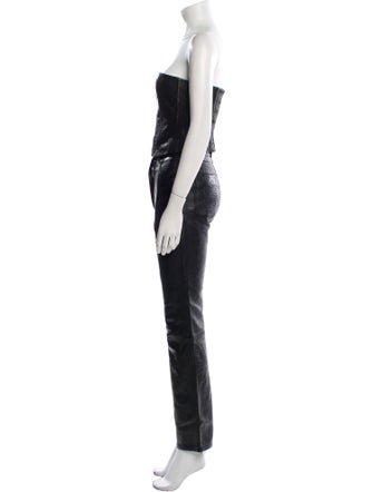 Saks Potts Lamb Leather Pant Set