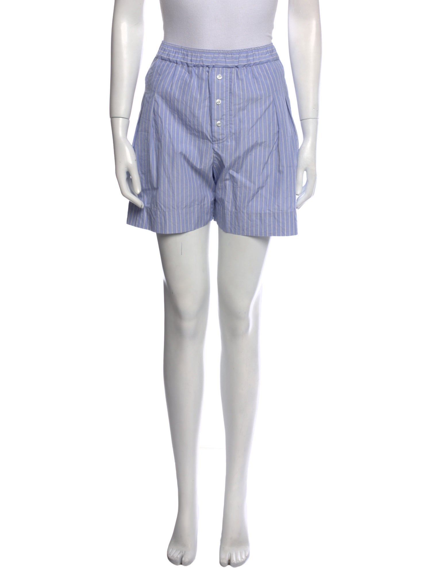 Saks Potts Striped Mini Shorts