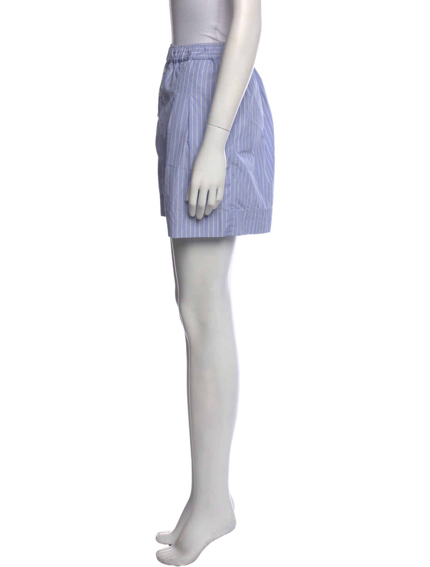 Saks Potts Striped Mini Shorts