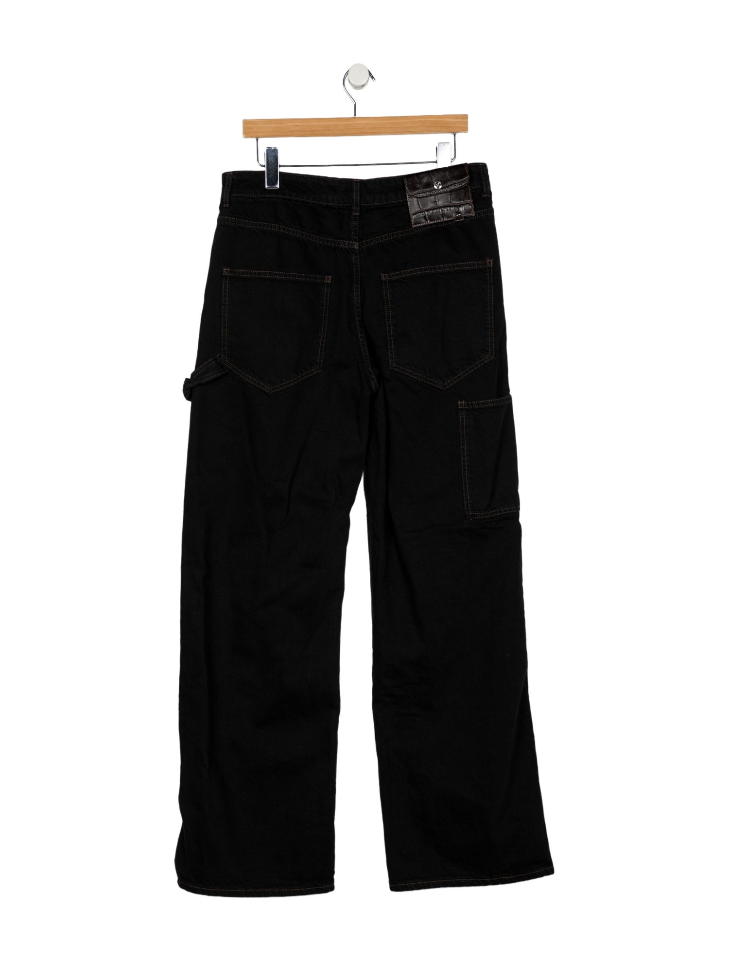 Saks Potts Mid-Rise Wide Leg Jeans