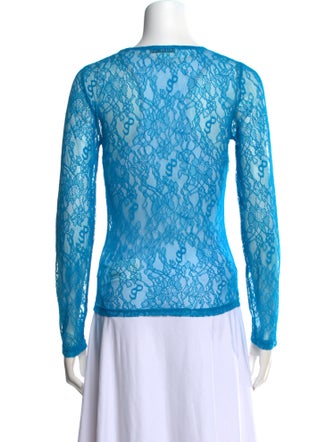 Saks Potts Printed V-Neck Top