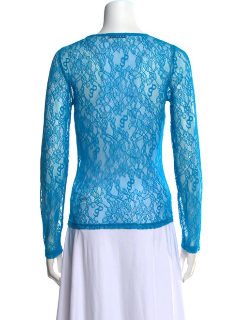 Saks Potts Printed V-Neck Top