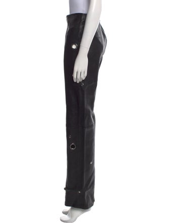 Saks Potts Lamb Leather Wide Leg Pants