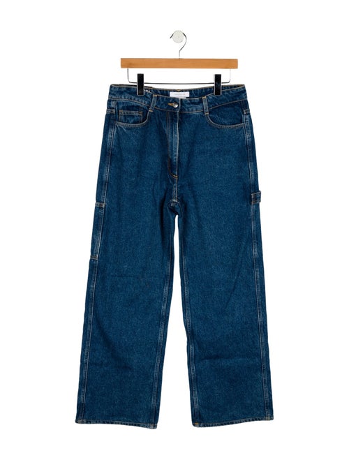 Saks Potts High-Rise Wide Leg Jeans