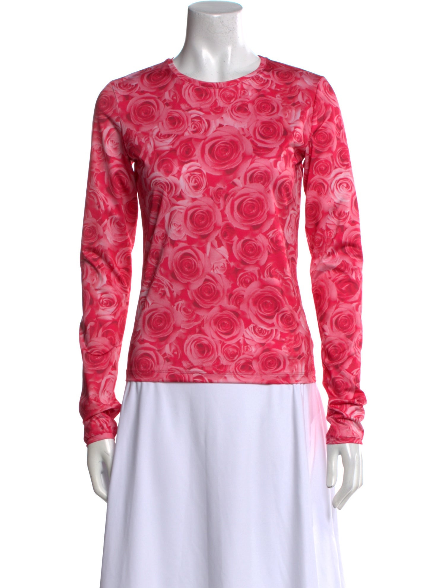 Saks Potts Printed Crew Neck Sweatshirt