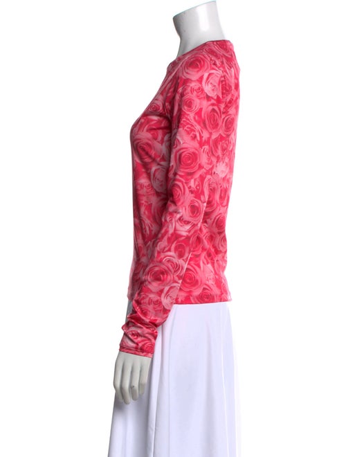 Saks Potts Printed Crew Neck Sweatshirt