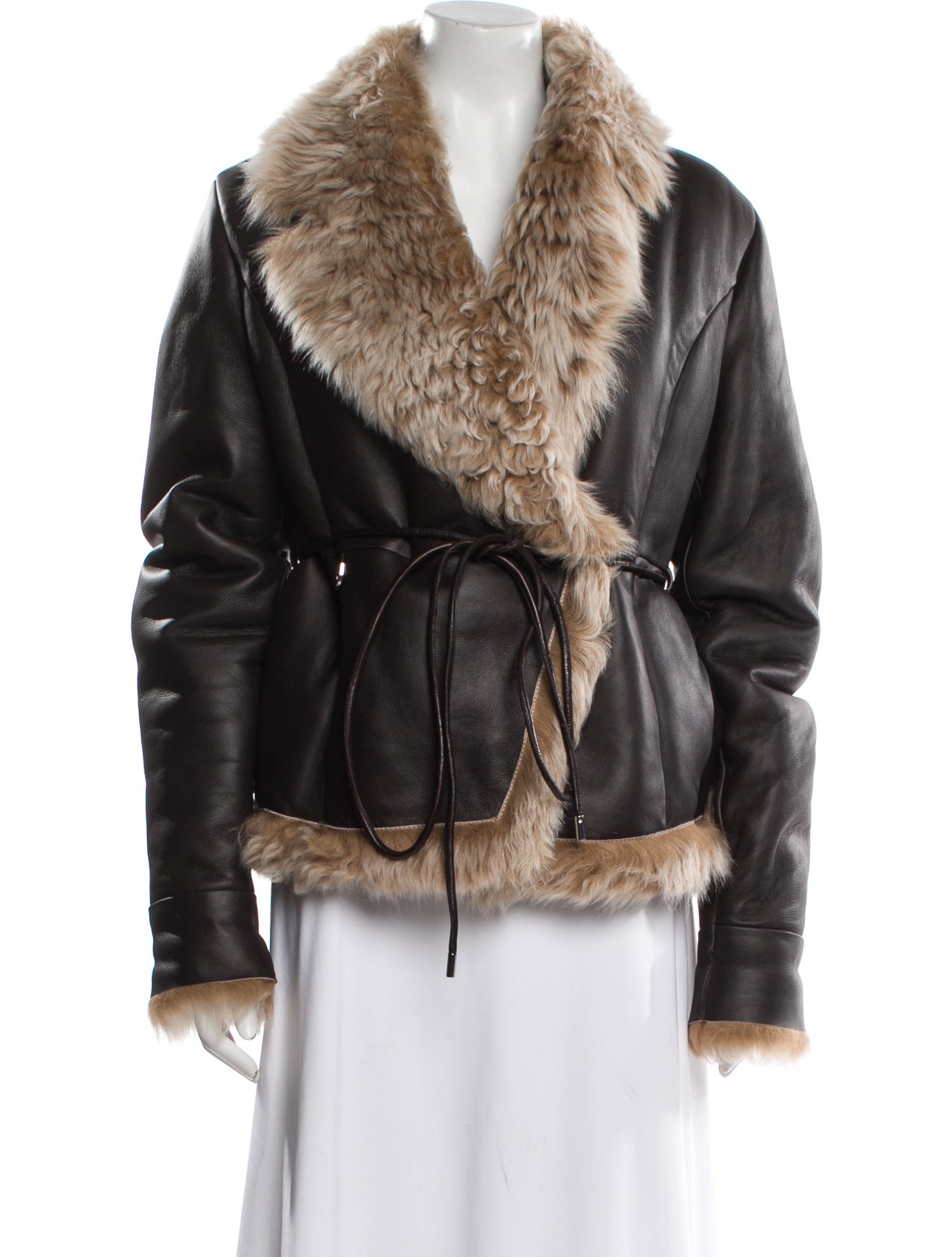 Saks Potts Shearling Fur Jacket