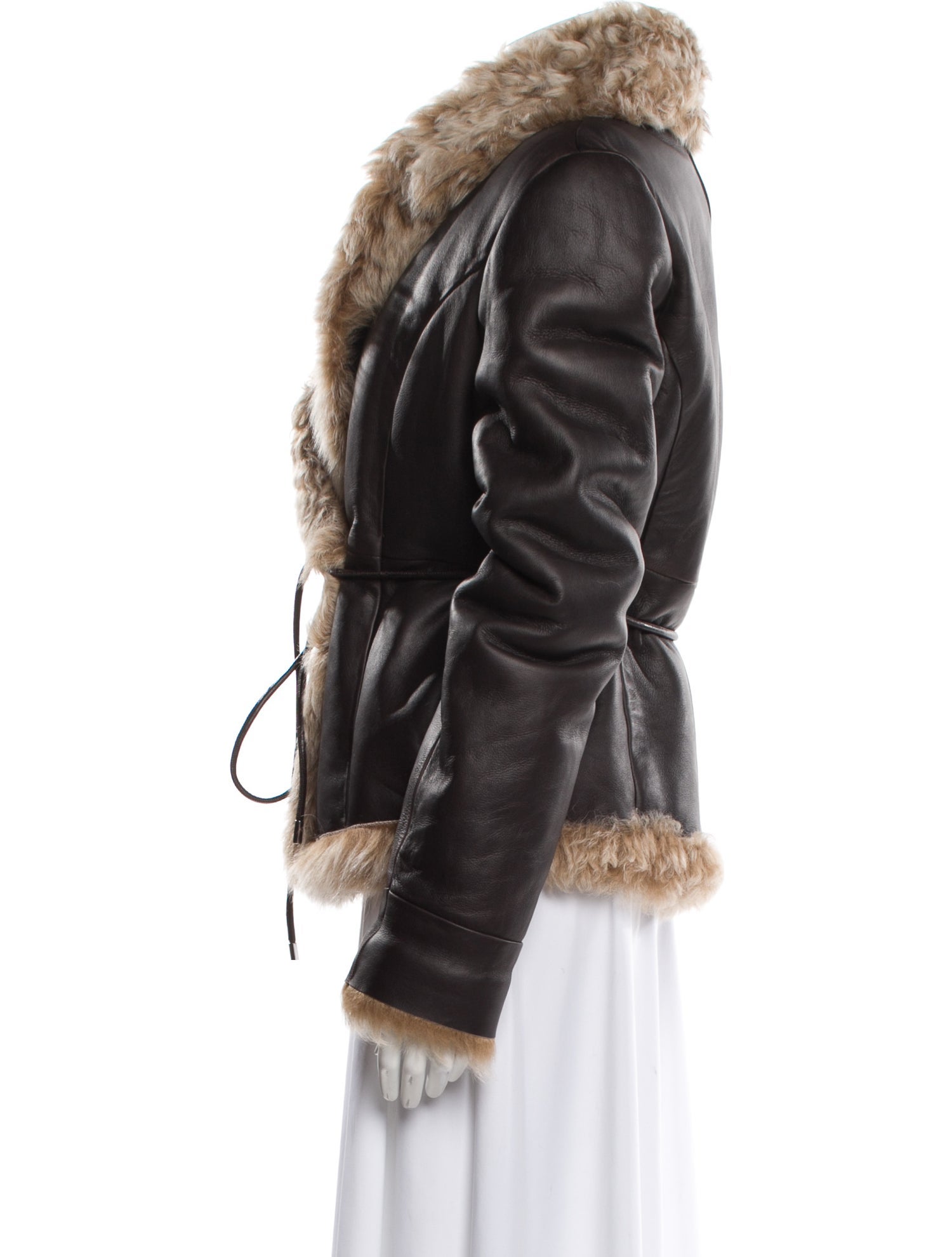 Saks Potts Shearling Fur Jacket