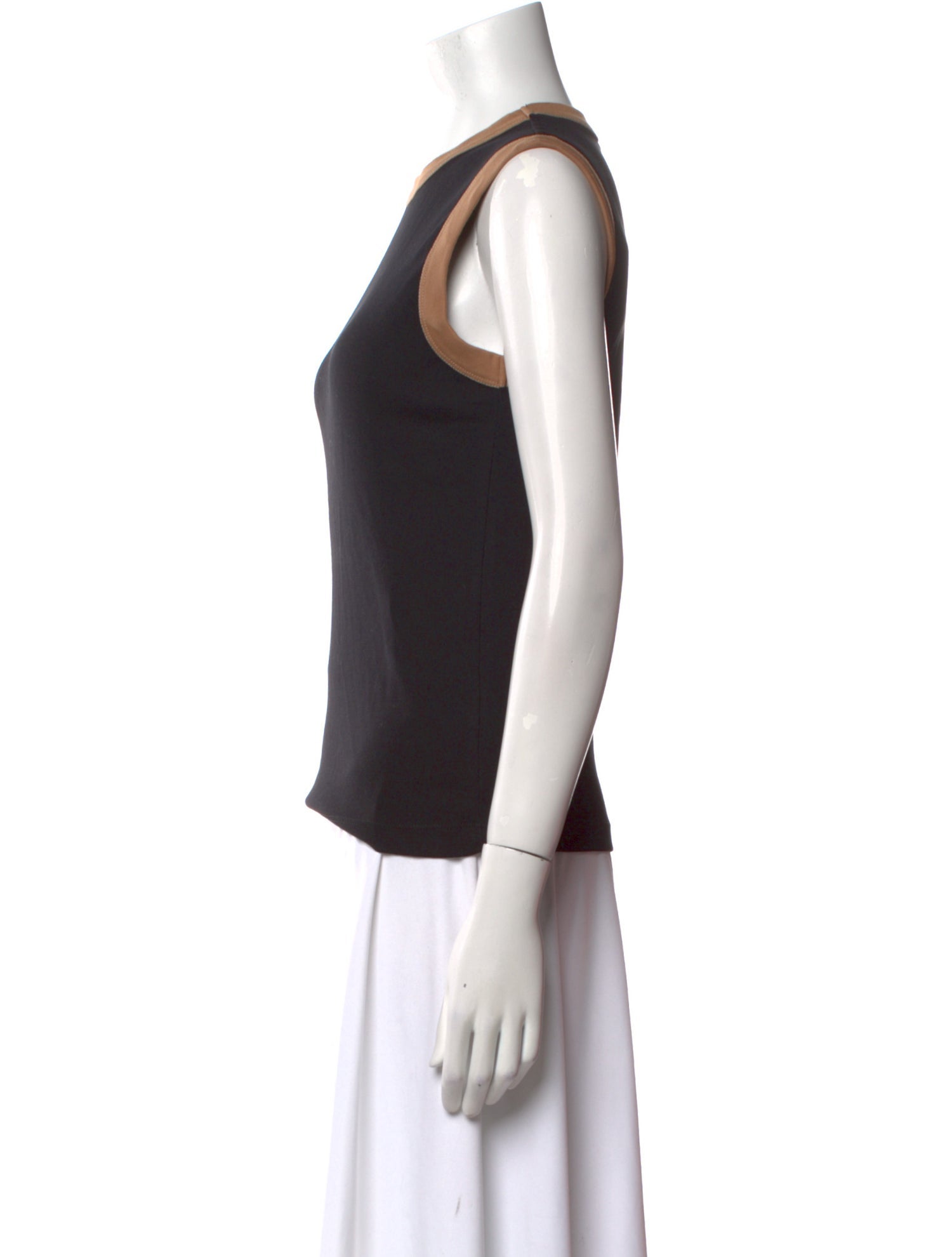 Saks Potts Crew Neck Sleeveless Top w/ Tags