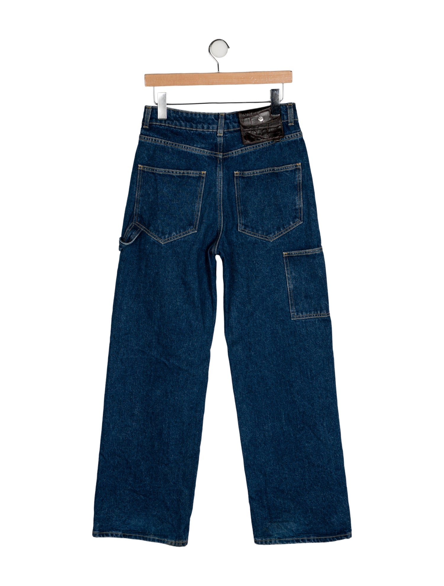 Saks Potts High-Rise Wide Leg Jeans