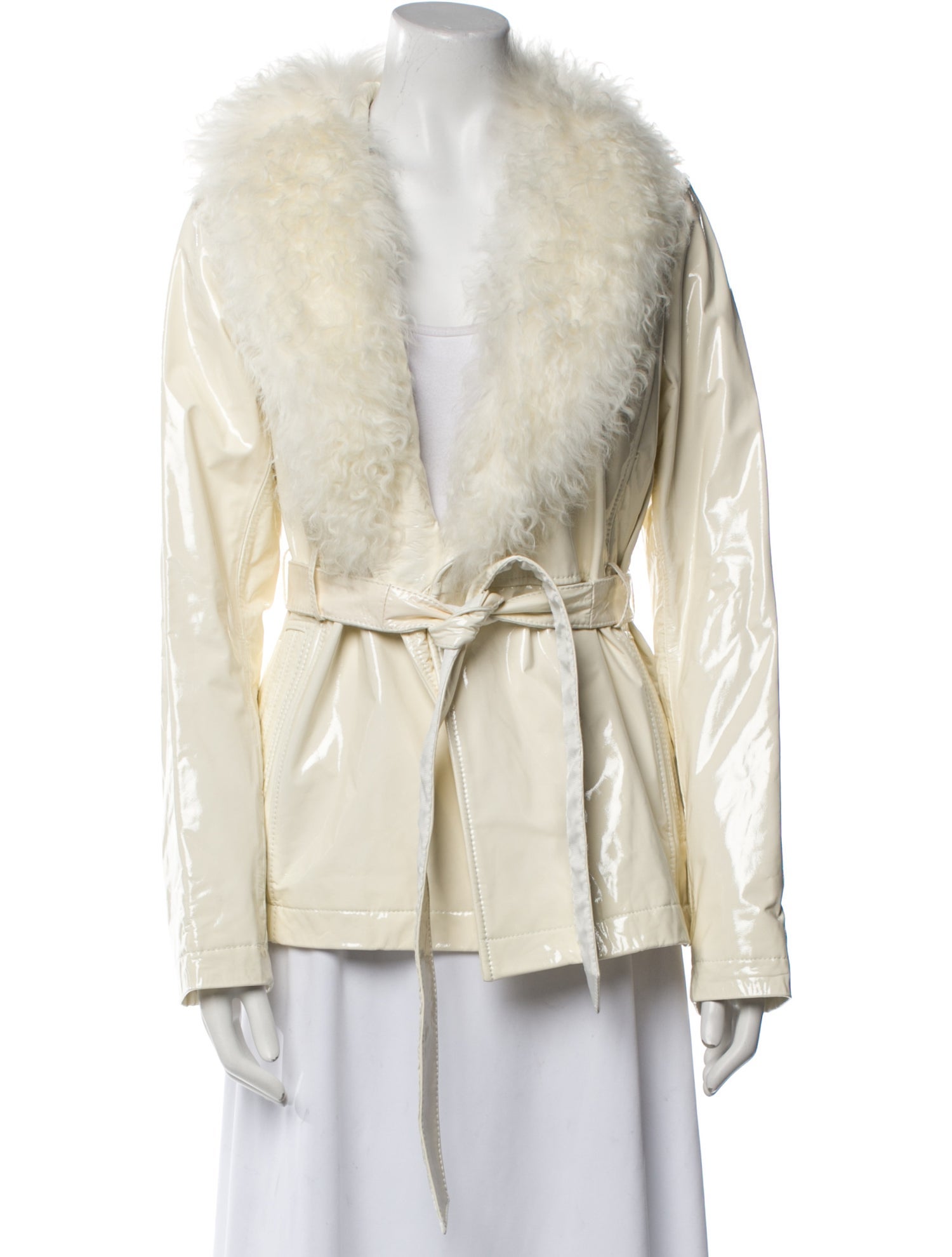 Saks Potts Lamb Leather Fur Jacket