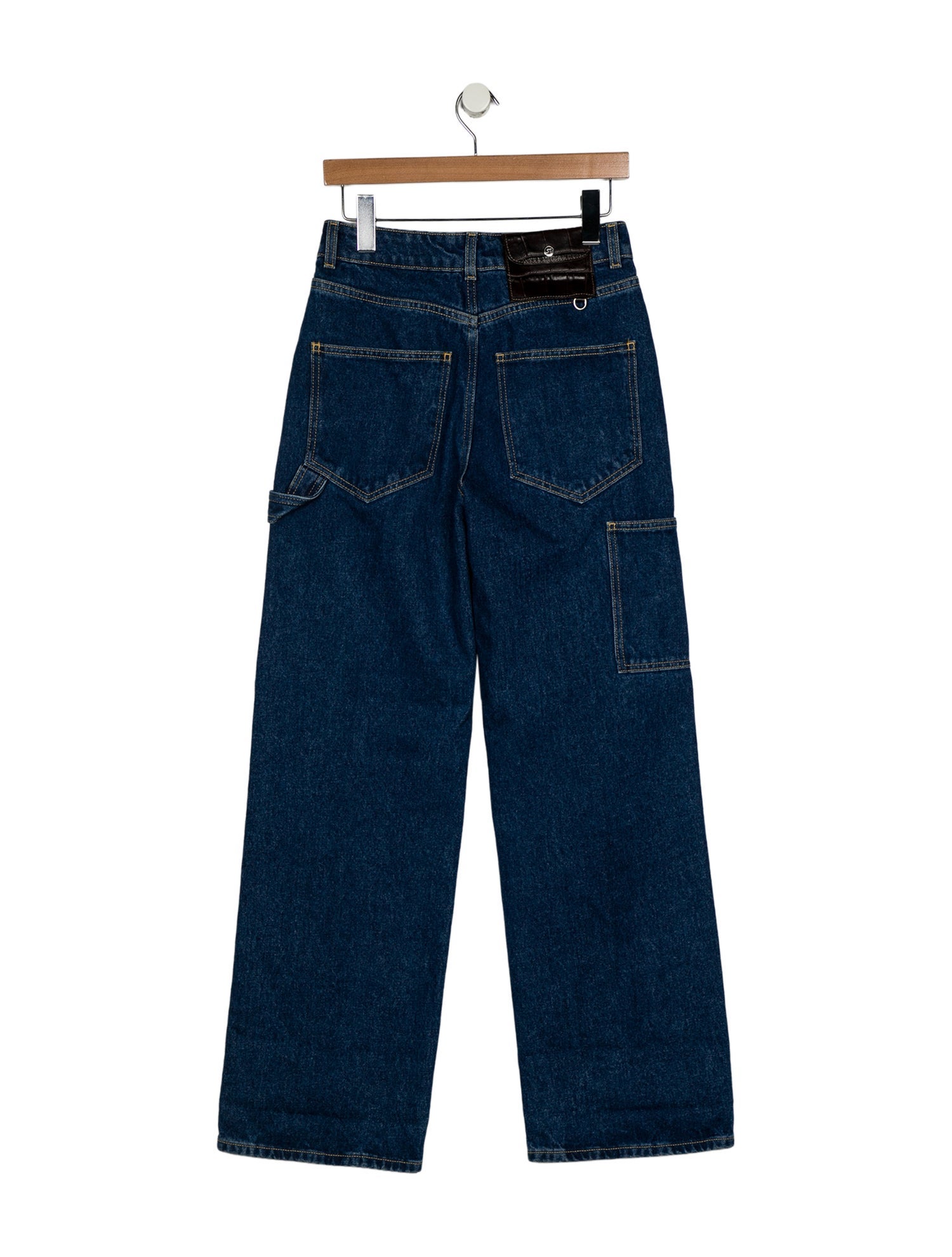 Saks Potts High-Rise Wide Leg Jeans