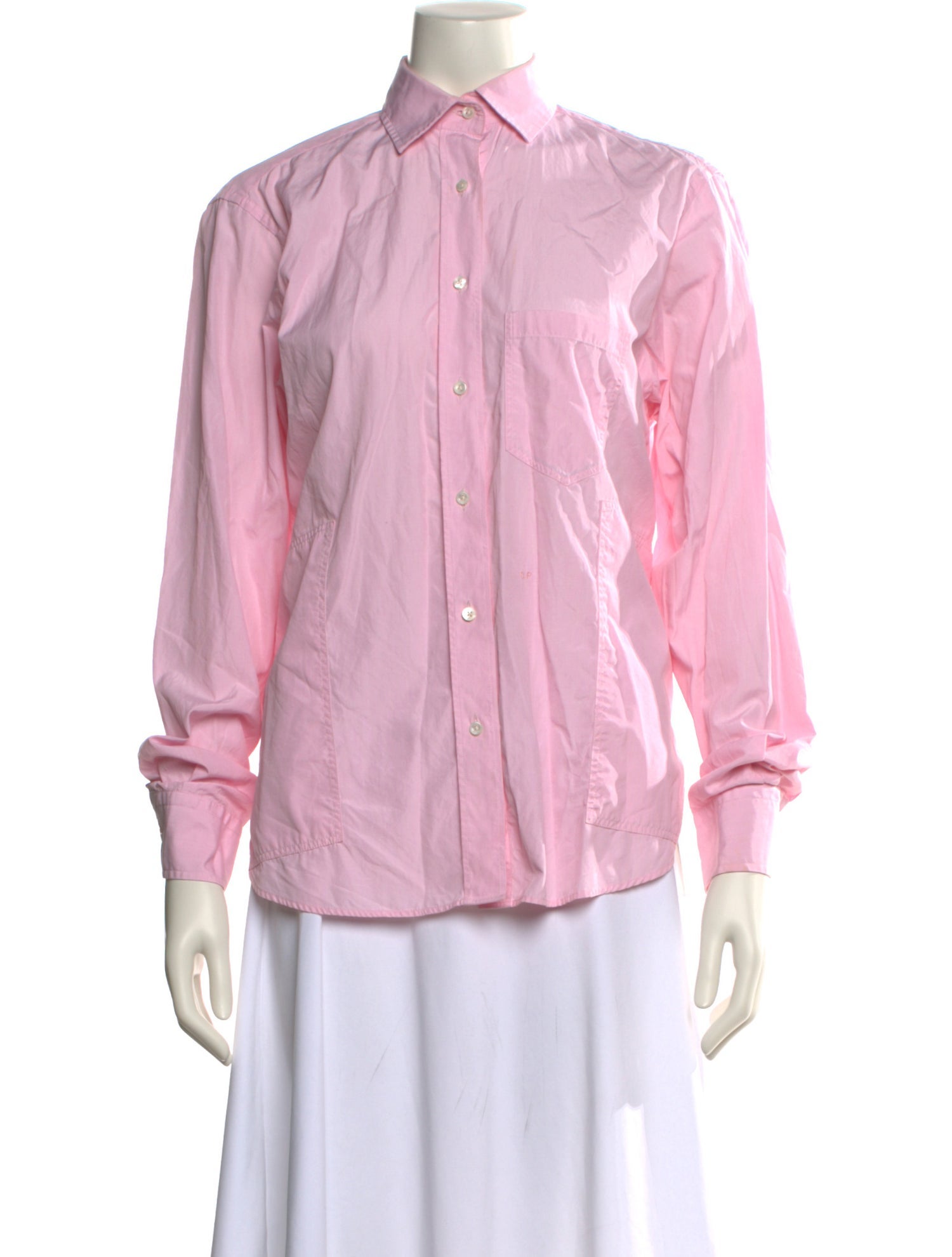 Saks Potts Long Sleeve Button-Up Top