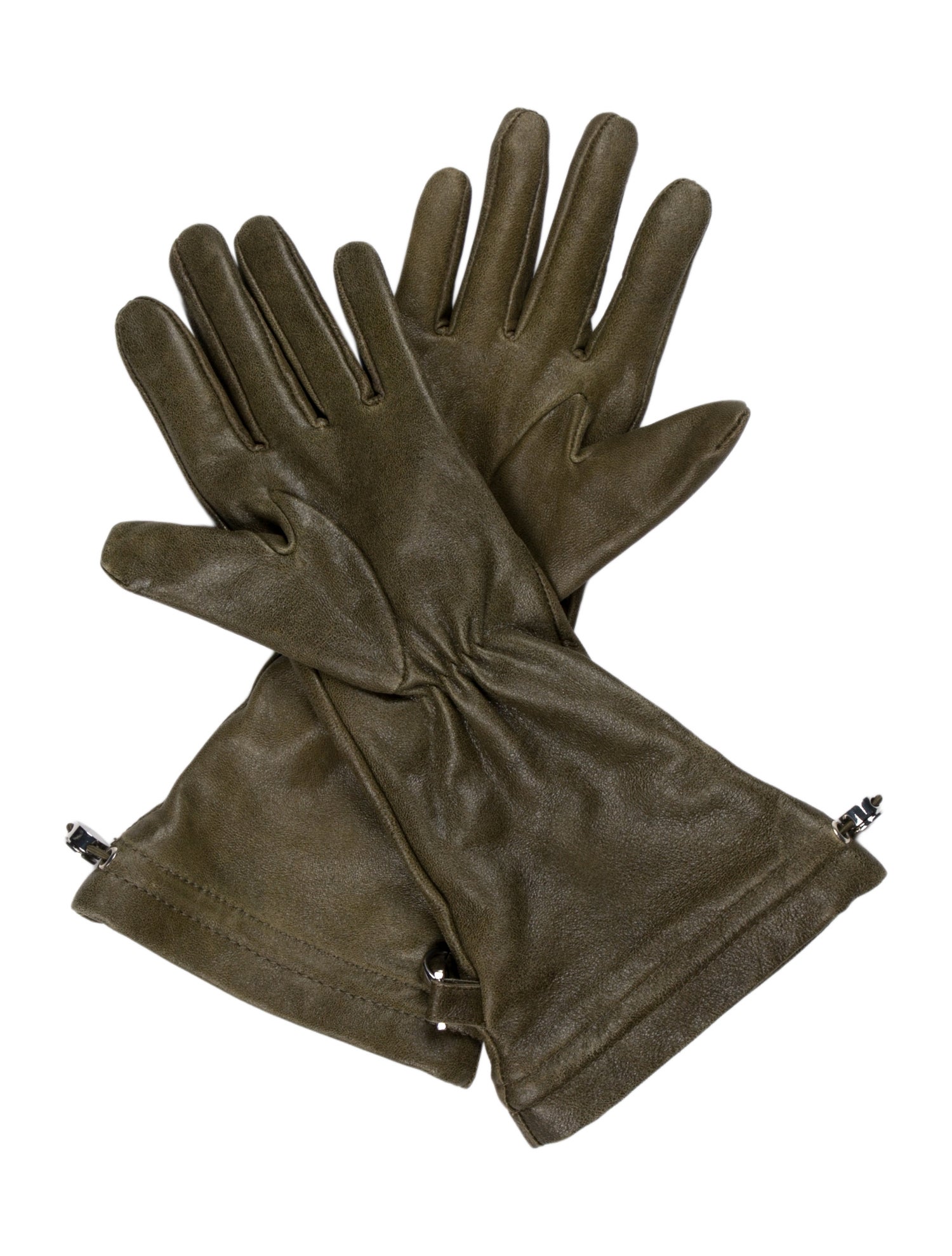Saks Potts Solid Lamb Leather Gloves