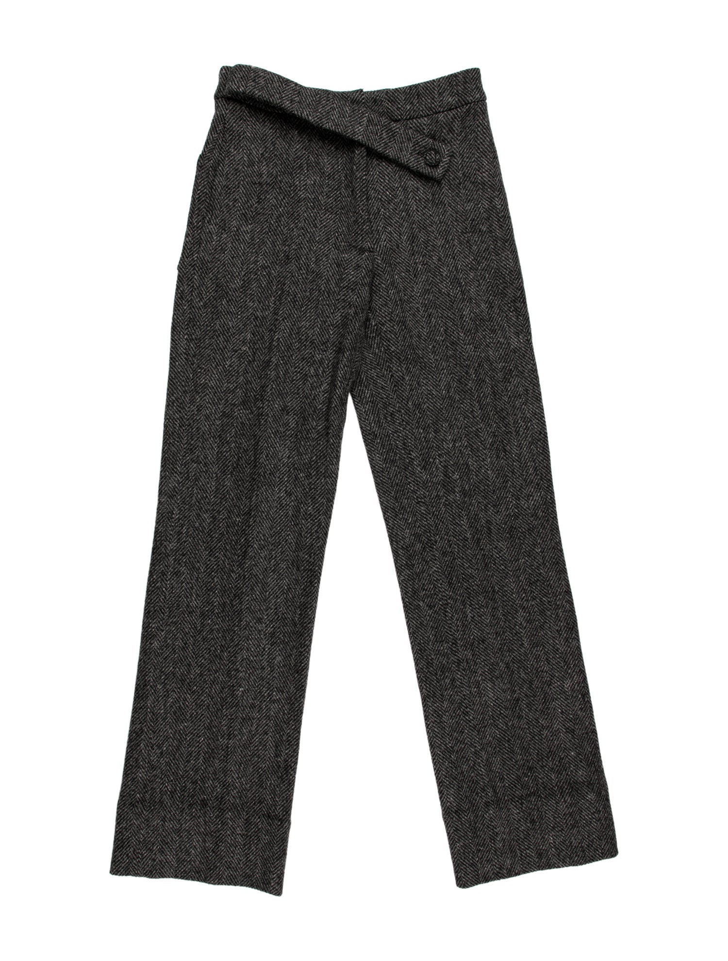 Saks Potts Wool Wide Leg Pants