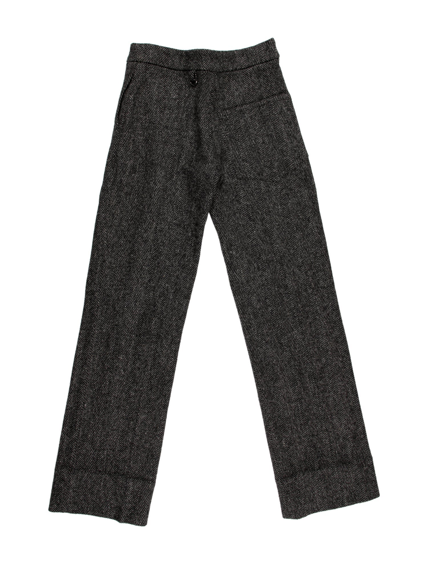 Saks Potts Wool Wide Leg Pants