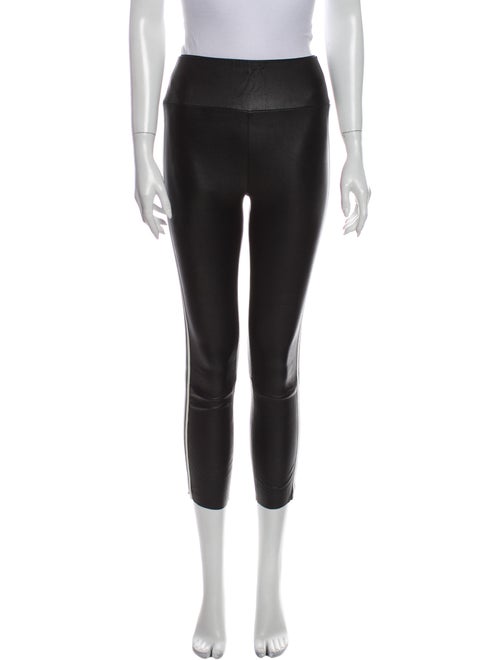 Sprwmn Leather Skinny Leg Pants Black
