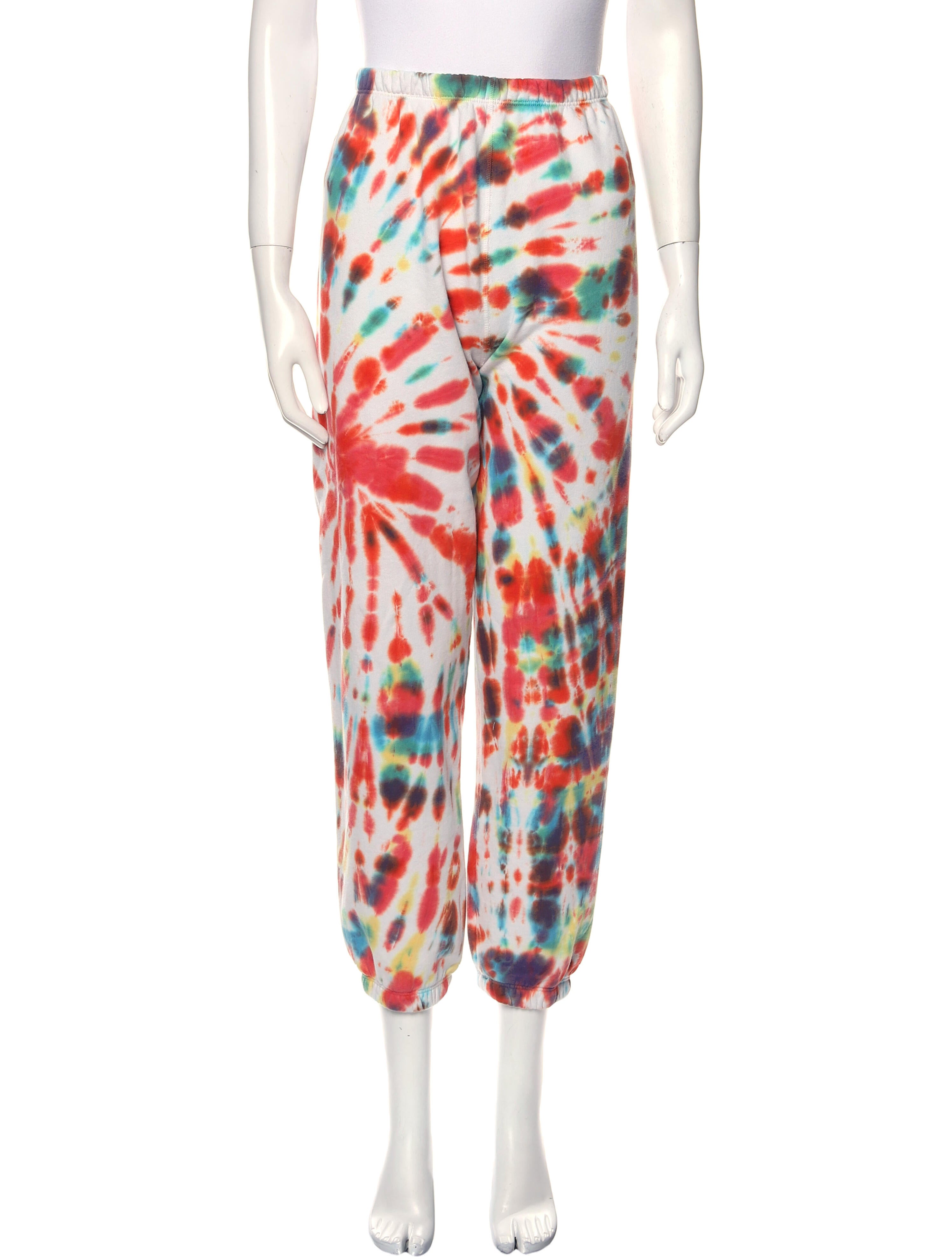 SPRWMN Tie-Dye Print Skinny Leg Pants