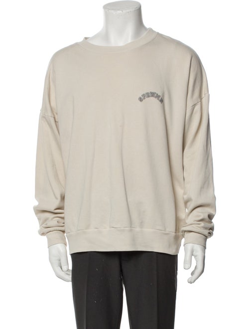 SPRWMN Graphic Print Crew Neck Pullover