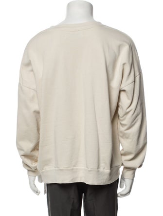 SPRWMN Graphic Print Crew Neck Pullover