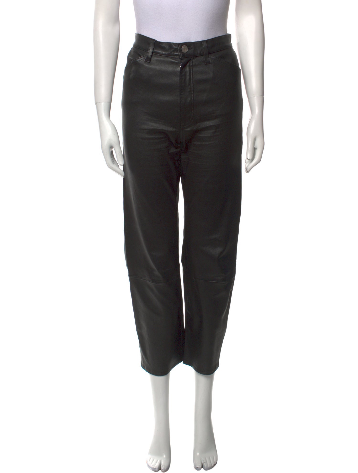 SPRWMN Leather Straight Leg Pants