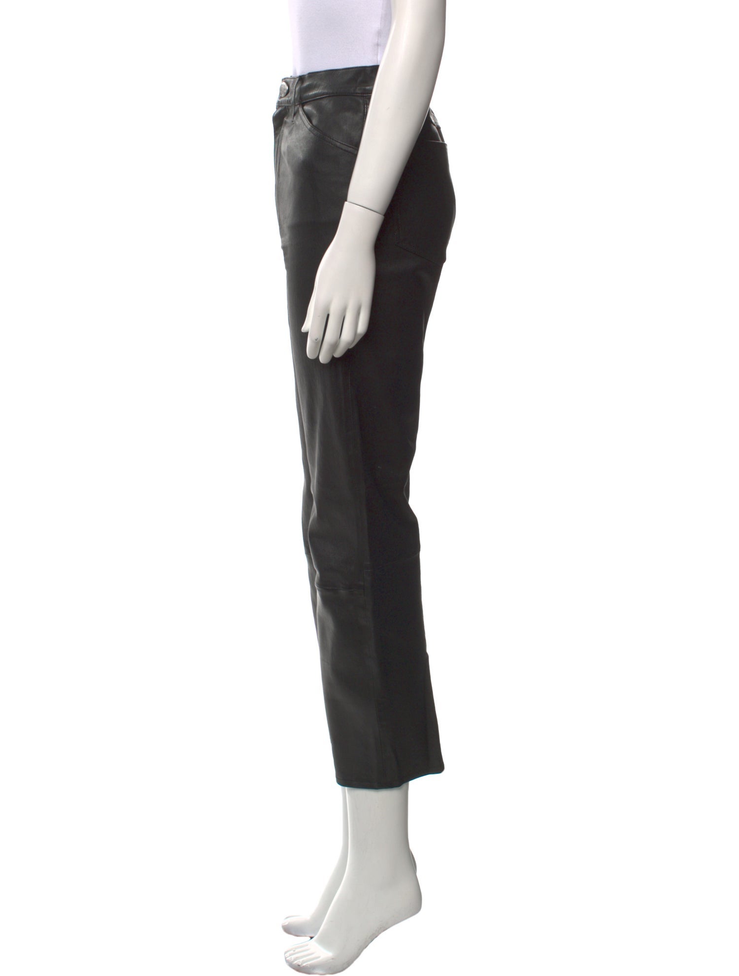 SPRWMN Leather Straight Leg Pants
