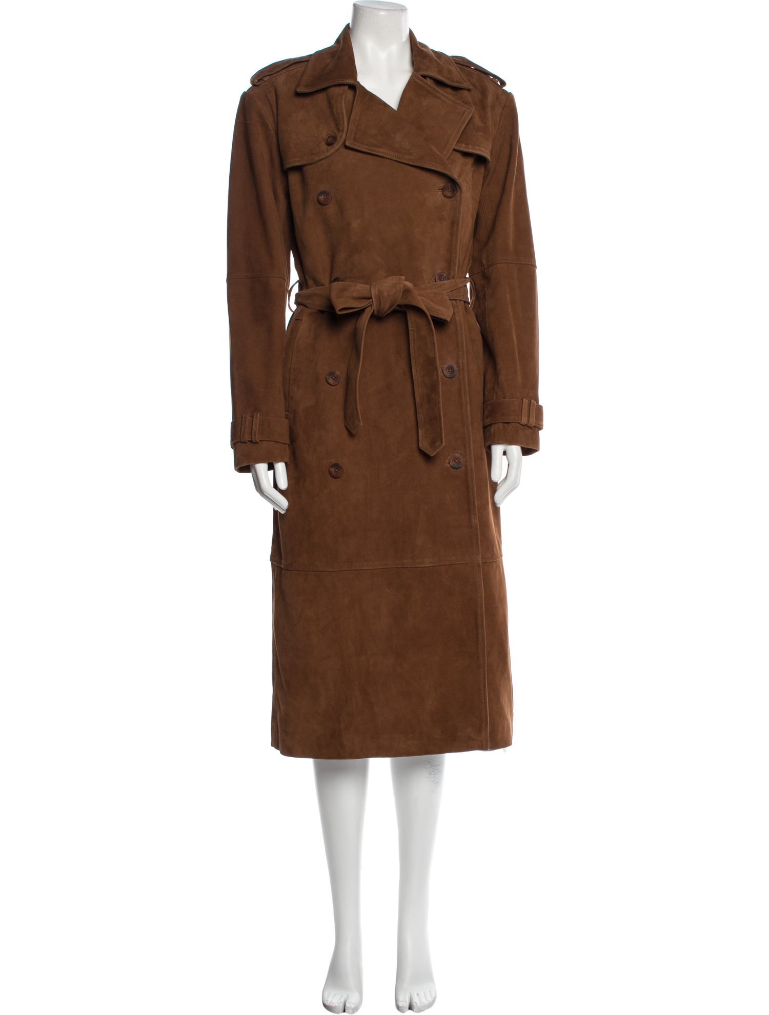 SPRWMN Lamb Leather Trench Coat