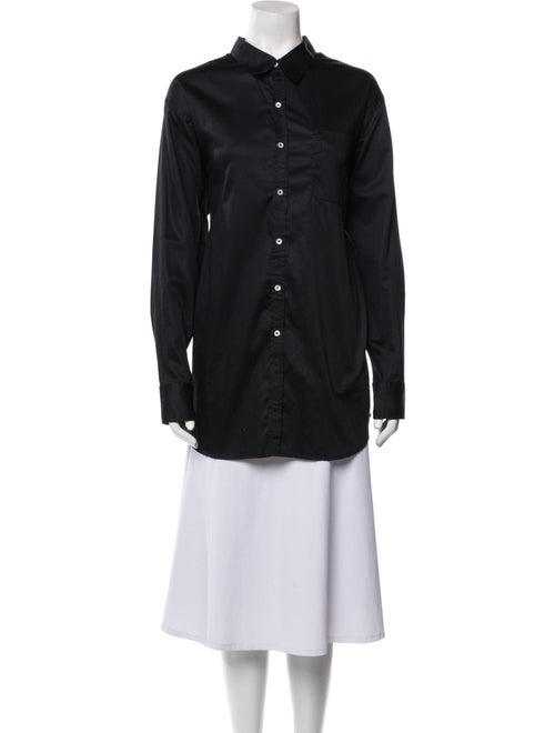 SPRWMN Long Sleeve Button-Up Top