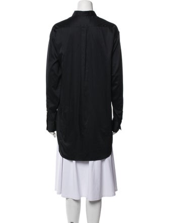 SPRWMN Long Sleeve Button-Up Top