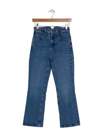 SPRWMN Mid-Rise Straight Leg Jeans