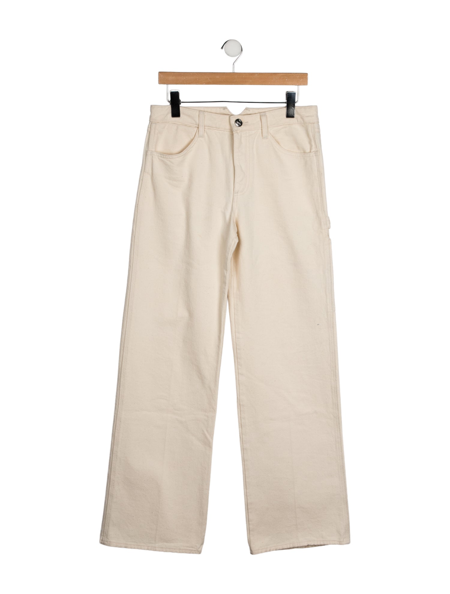 SPRWMN Mid-Rise Wide Leg Jeans