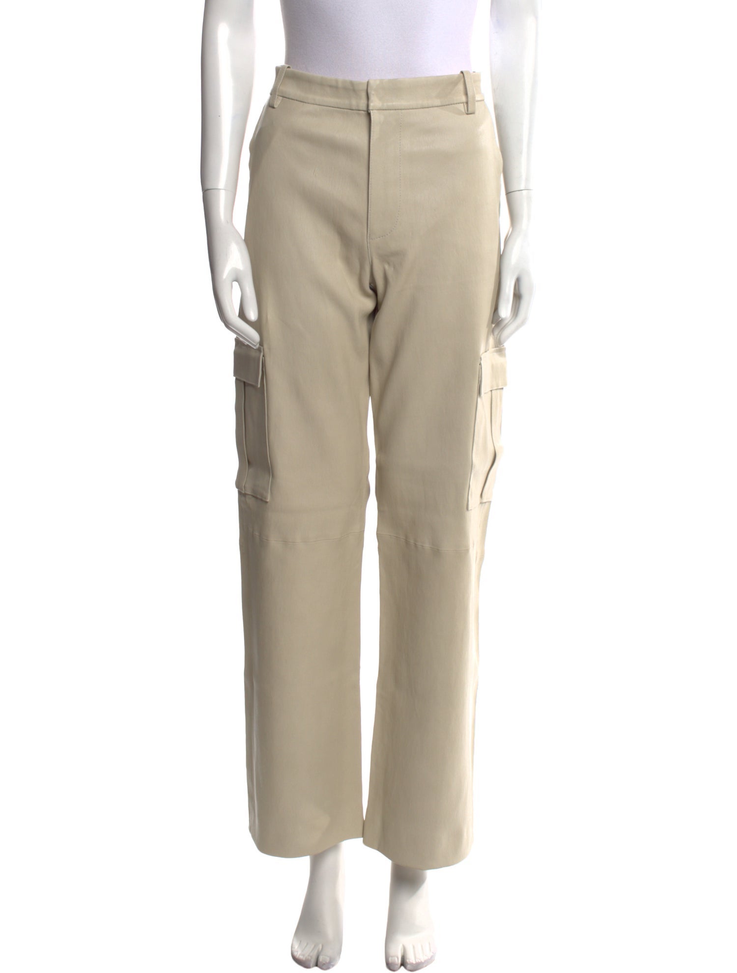 SPRWMN Leather Wide Leg Pants