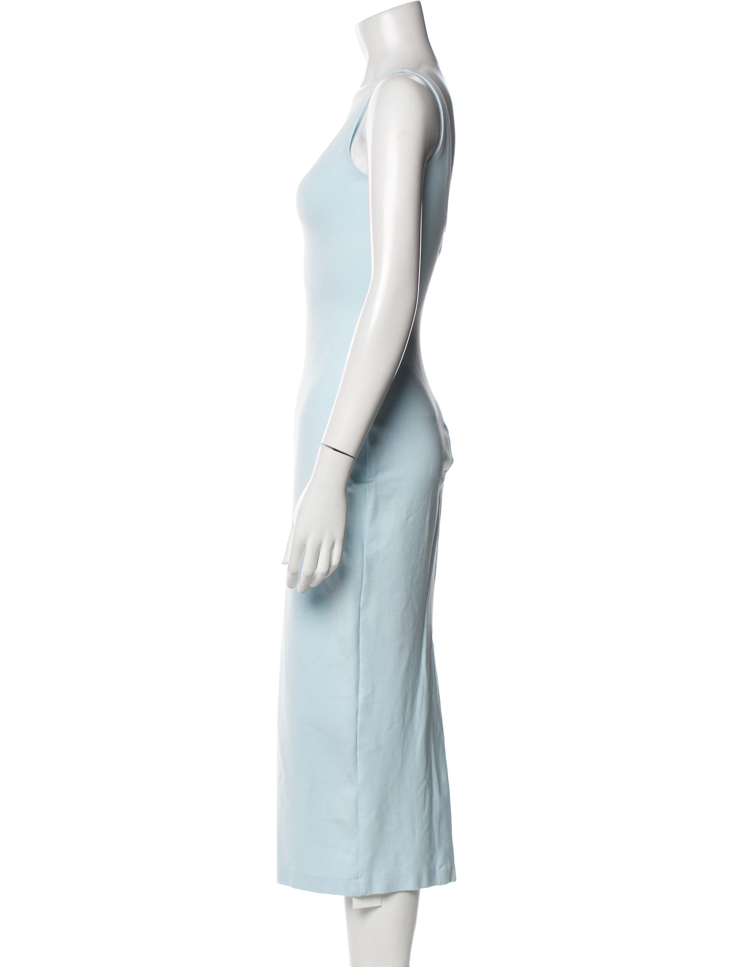 SPRWMN Scoop Neck Midi Length Dress