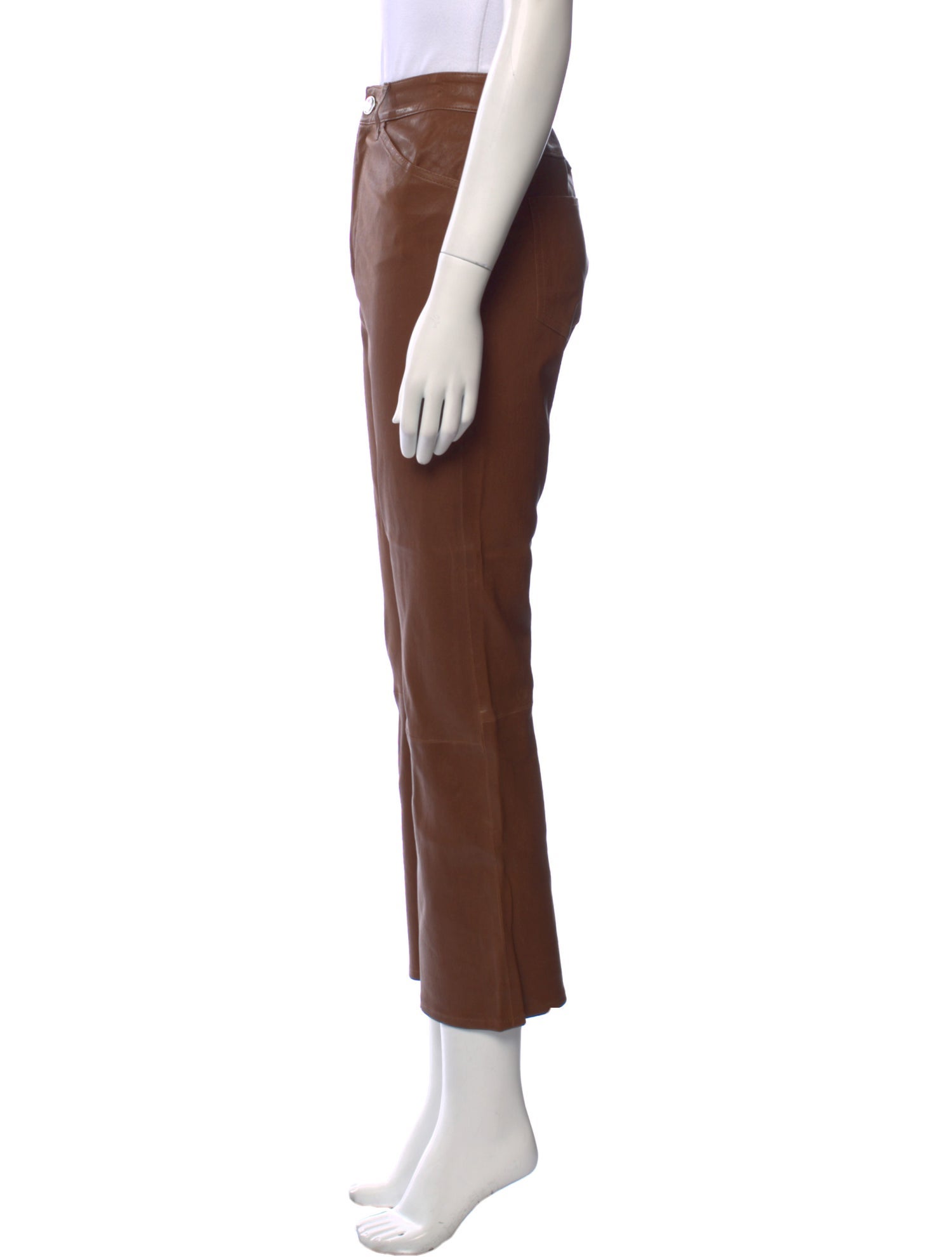 SPRWMN Lamb Leather Wide Leg Pants