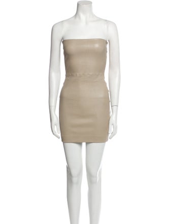 SPRWMN Leather Mini Dress