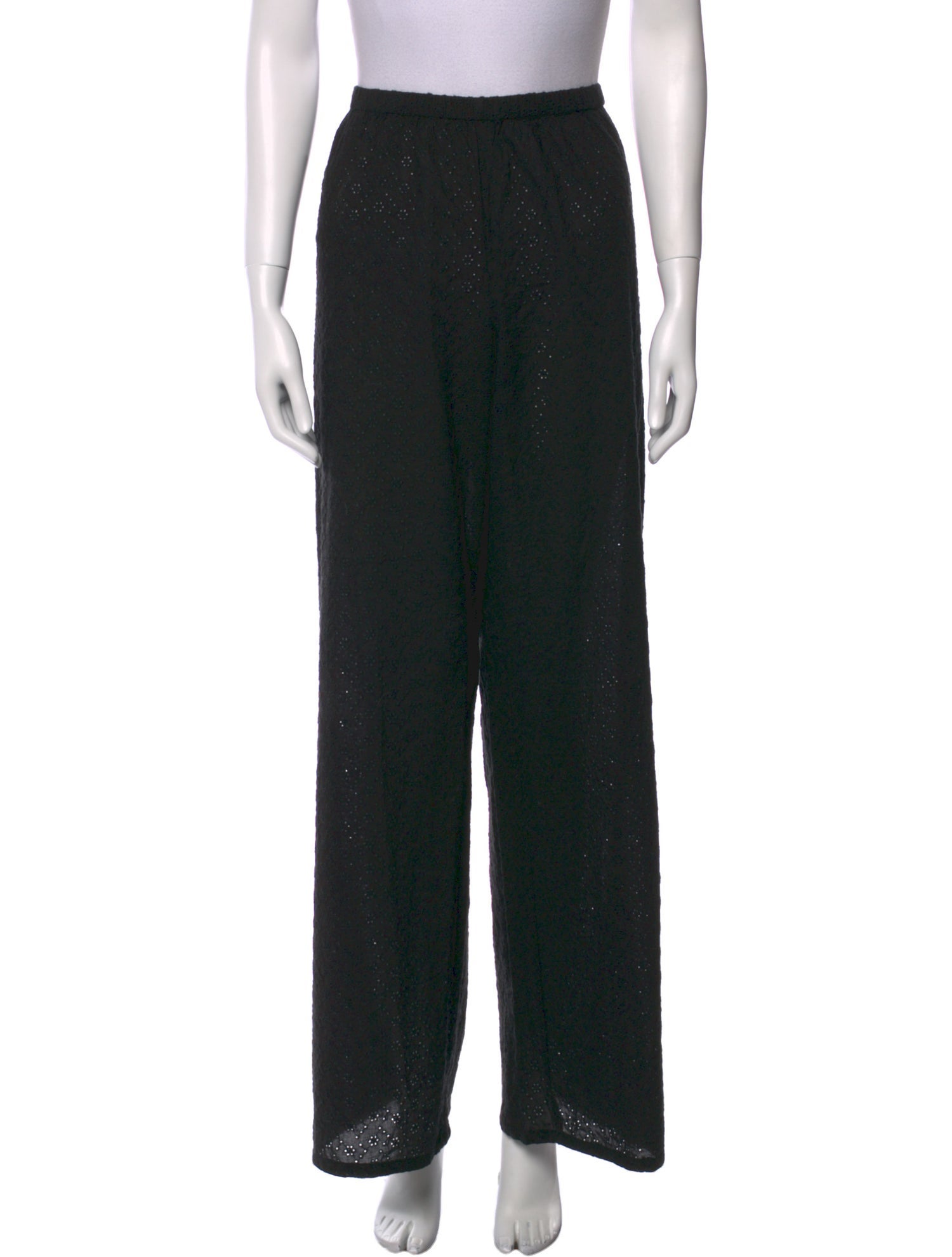 SPRWMN Eyelet Wide Leg Pants