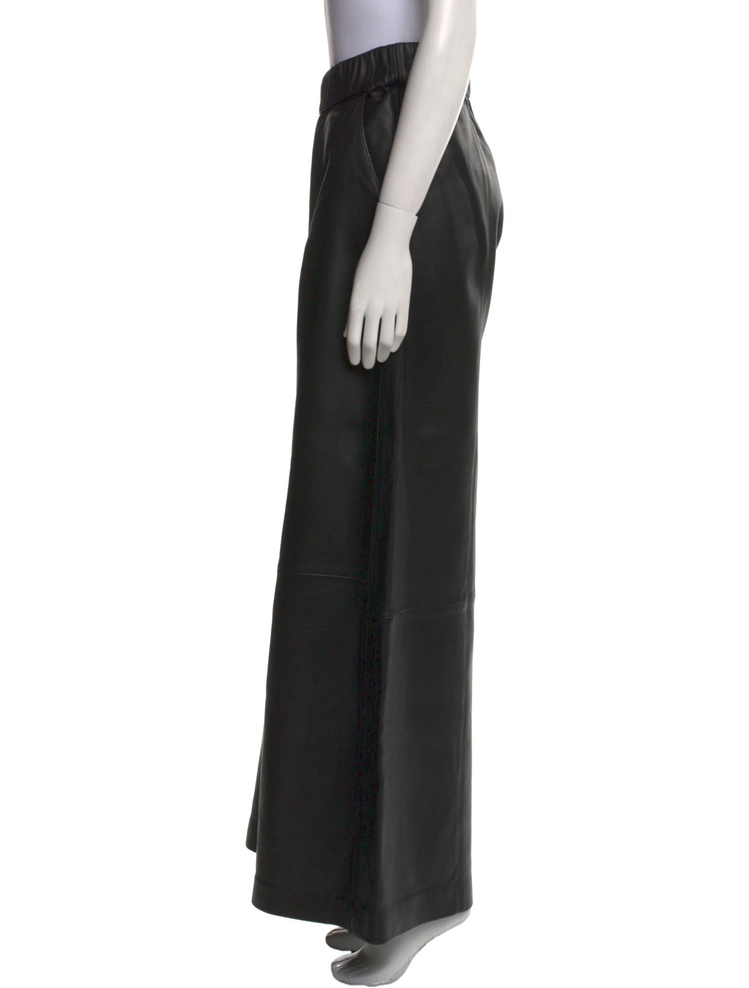 SPRWMN Leather Wide Leg Pants