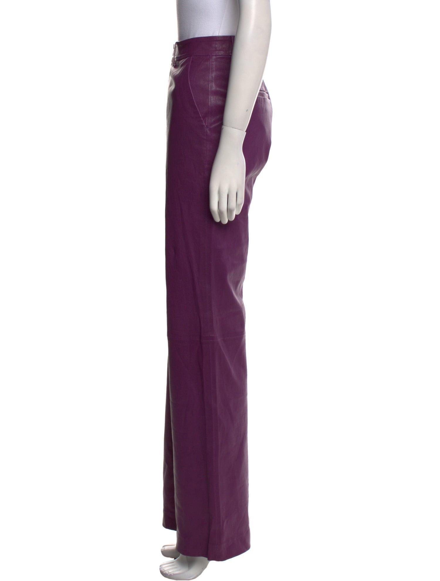 SPRWMN Lamb Leather Wide Leg Pants w/ Tags