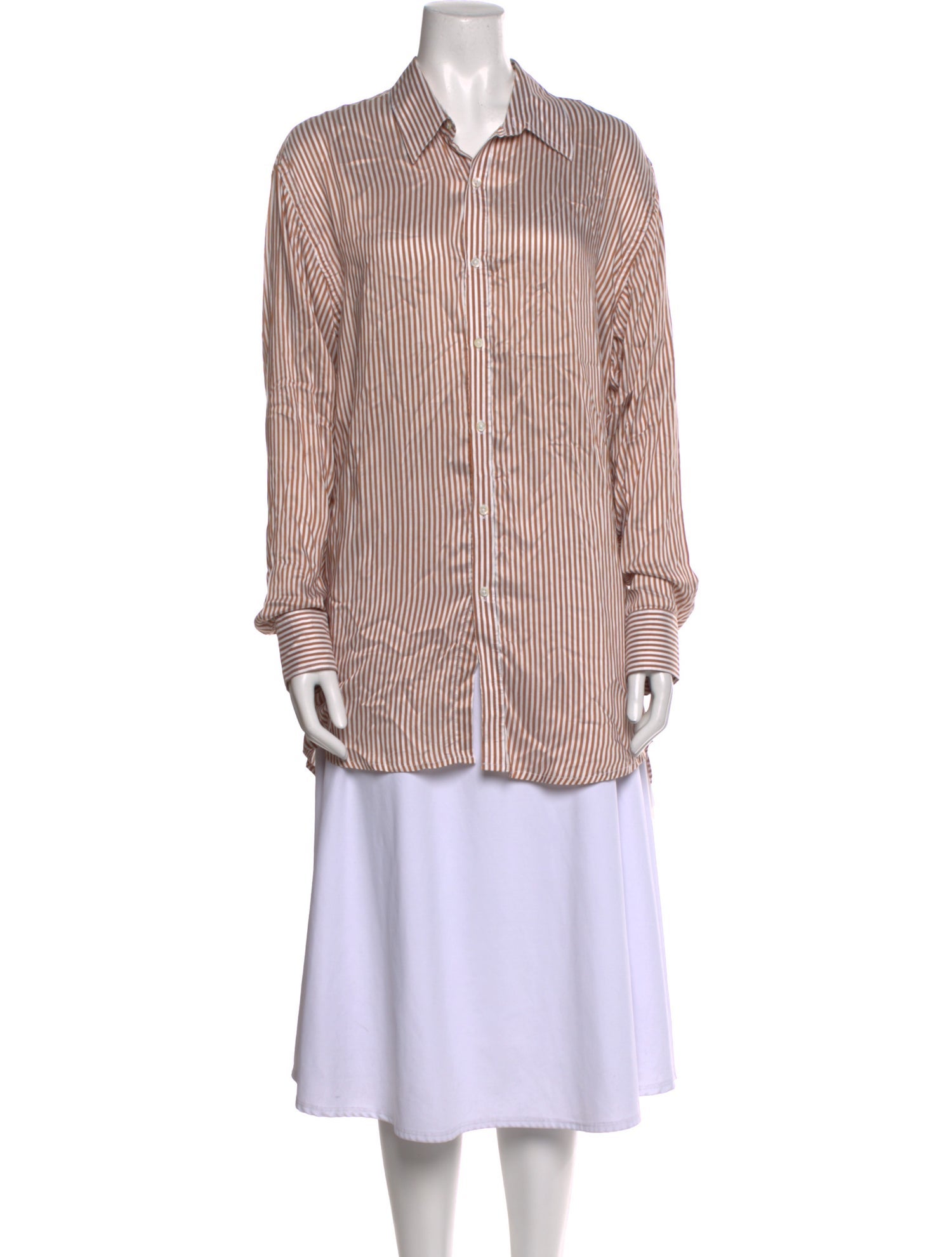 SPRWMN Silk Striped Tunic