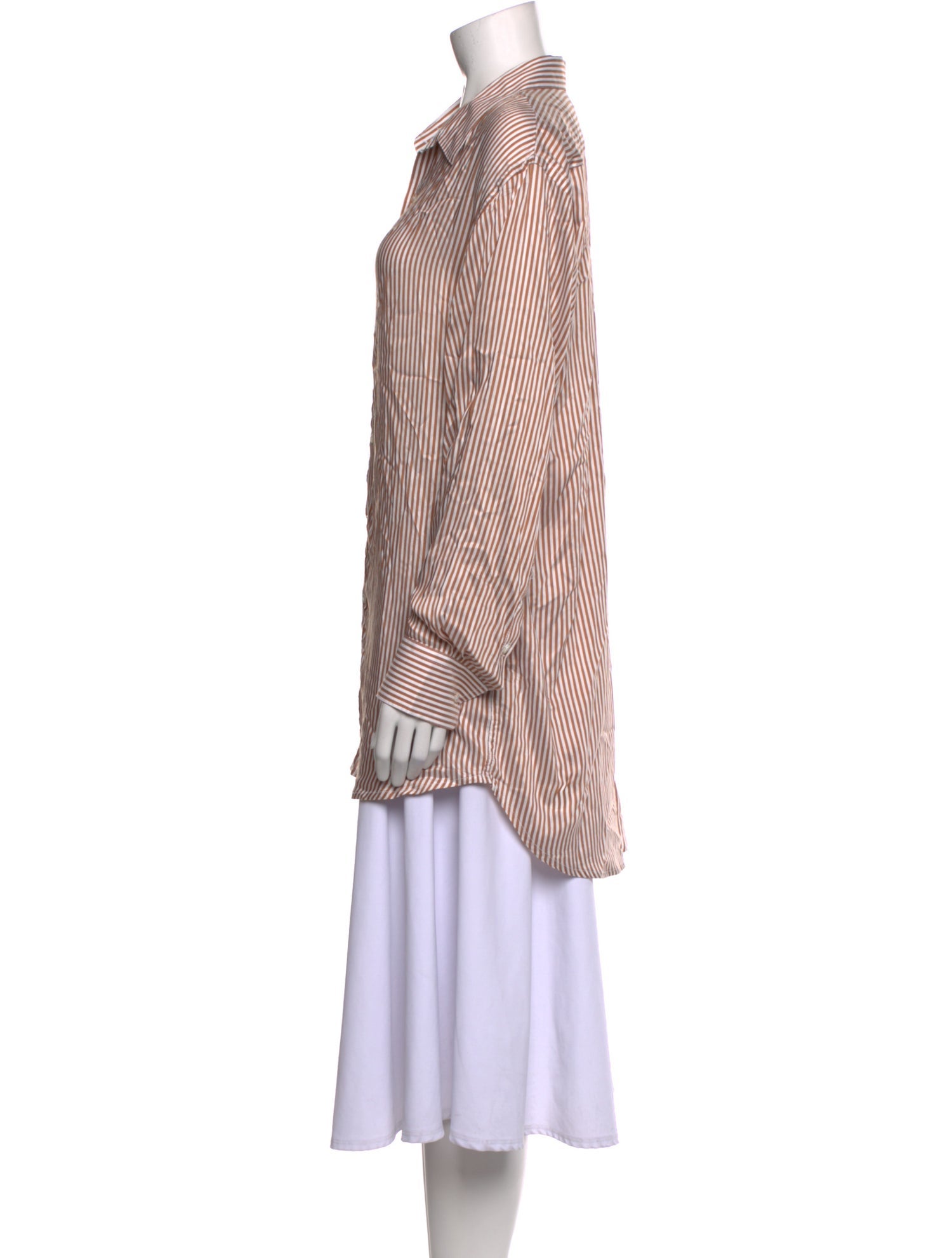 SPRWMN Silk Striped Tunic