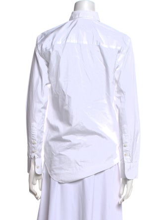 SPRWMN Long Sleeve Button-Up Top