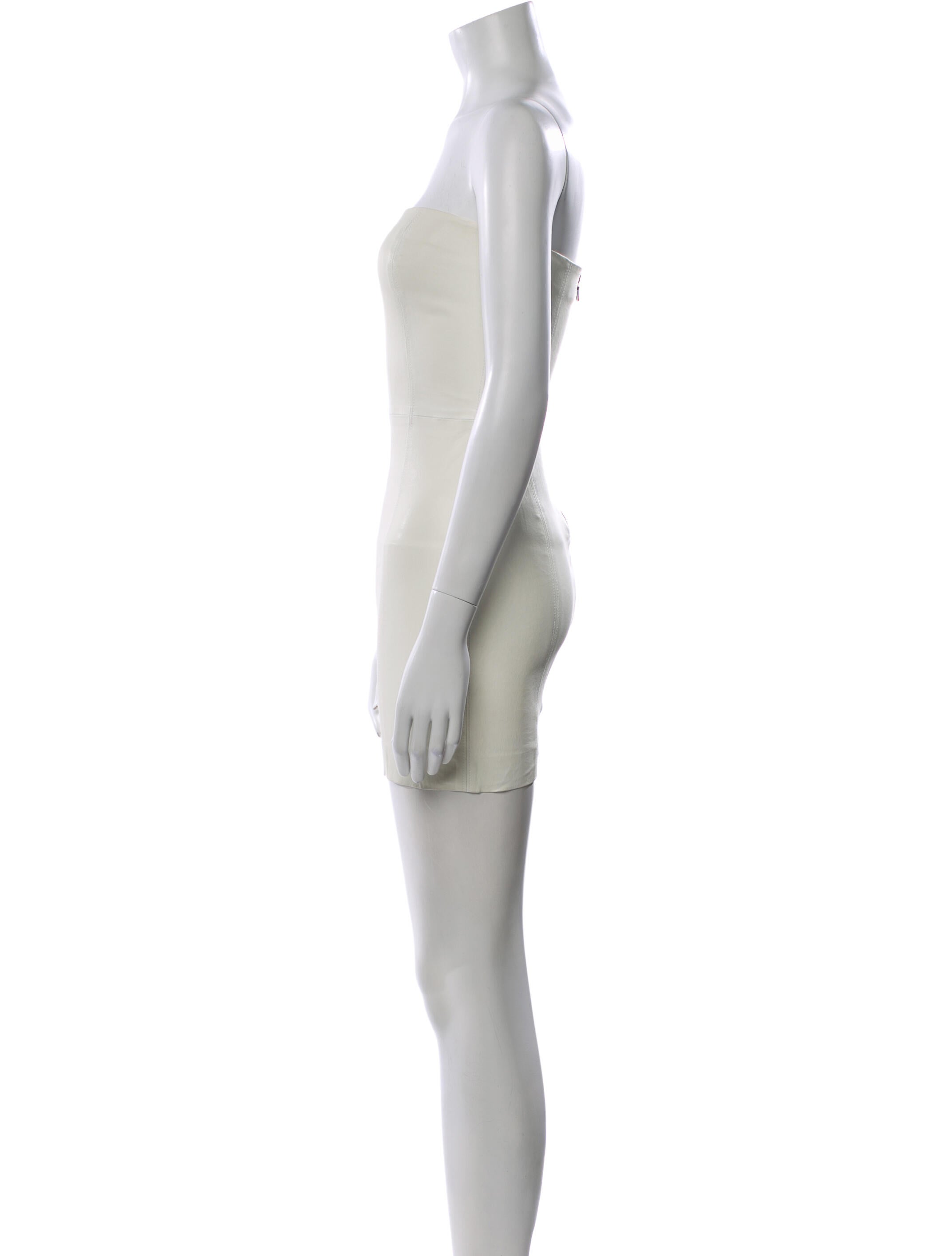 SPRWMN Leather Mini Dress