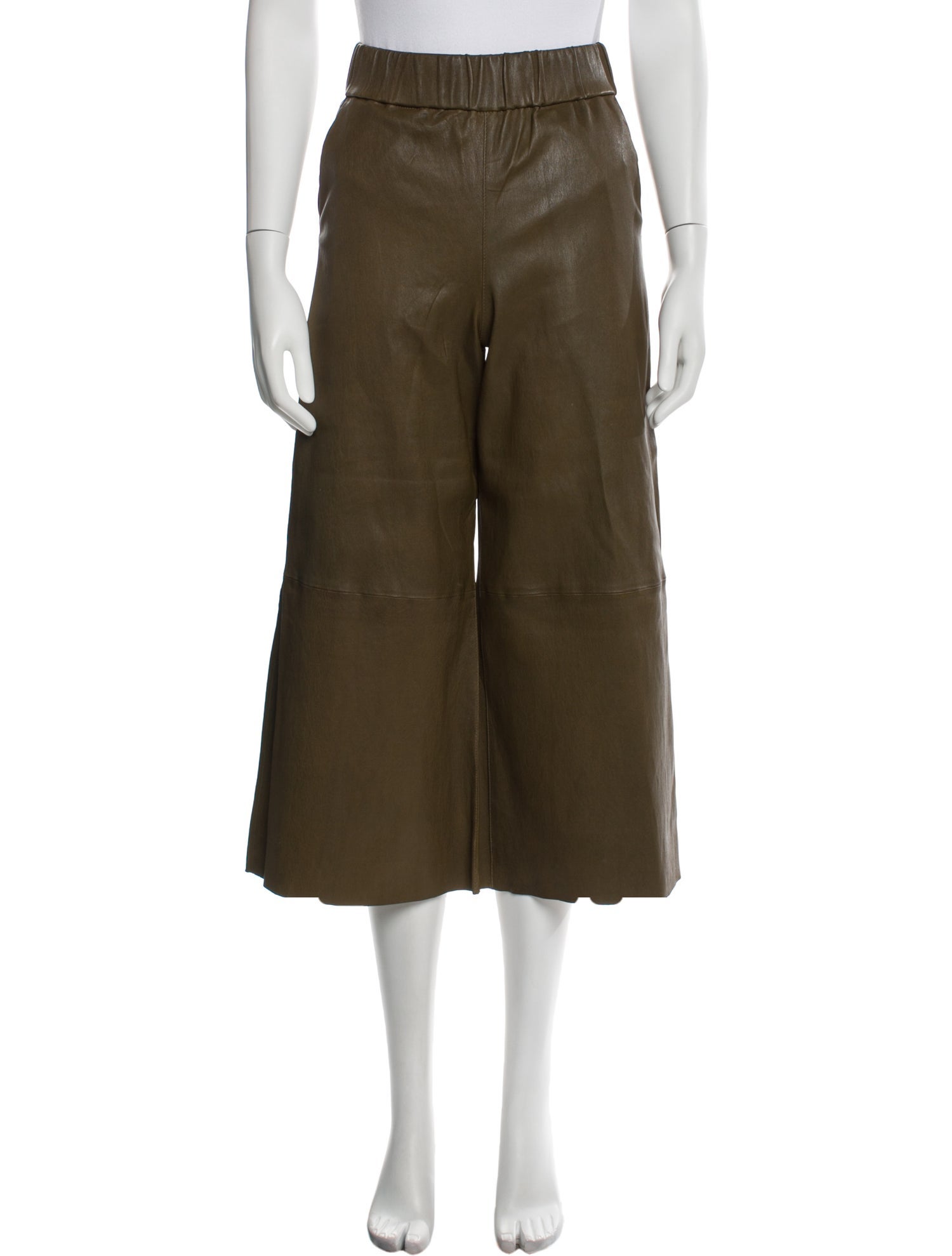 SPRWMN Leather Wide Leg Pants w/ Tags