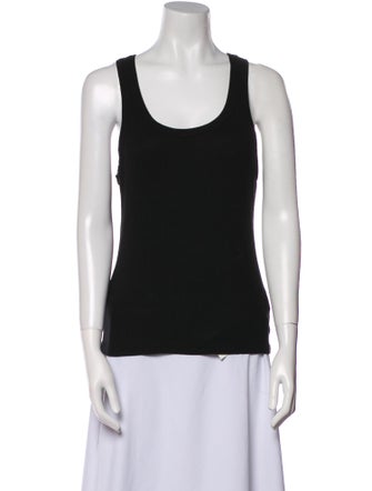 SPRWMN Scoop Neck Sleeveless Top