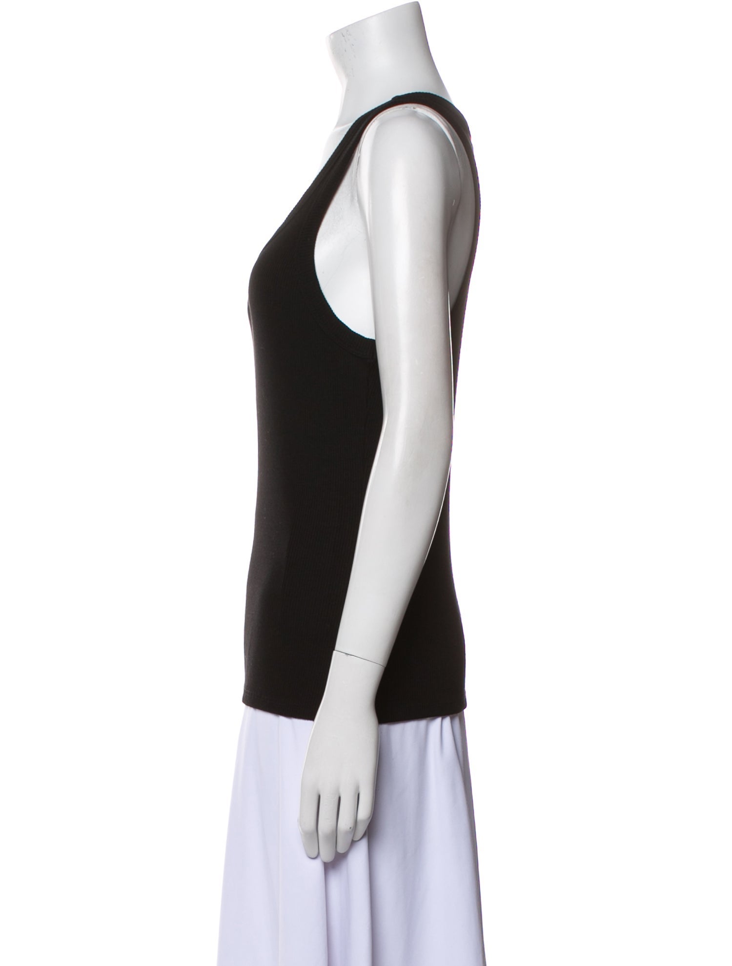SPRWMN Scoop Neck Sleeveless Top