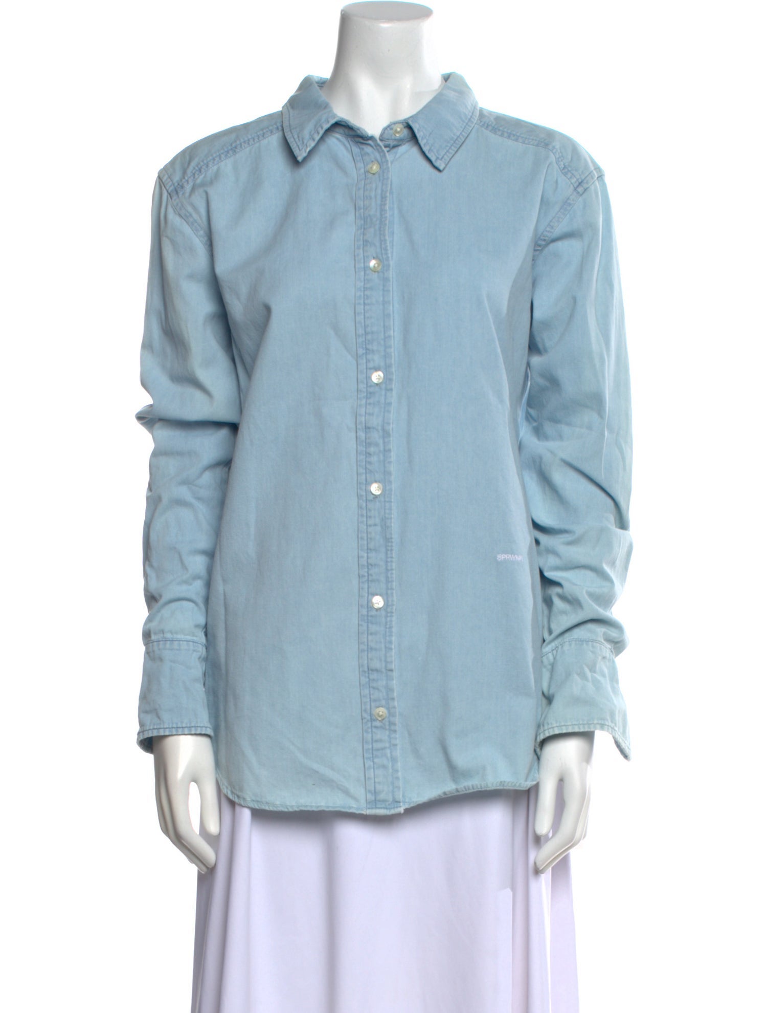 SPRWMN Long Sleeve Button-Up Top w/ Tags