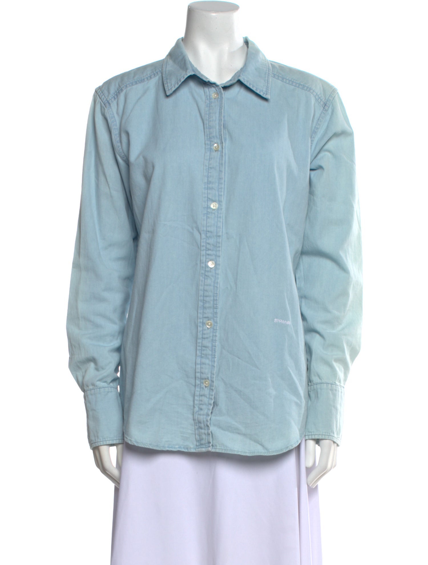 SPRWMN Long Sleeve Button-Up Top w/ Tags